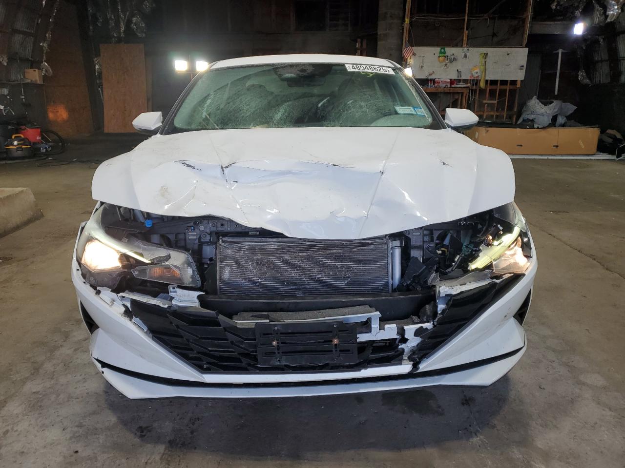 2021 Hyundai Elantra VIN 5NPLM4AG0MH000688 Copart auction photo, front end damage thumbnail 5