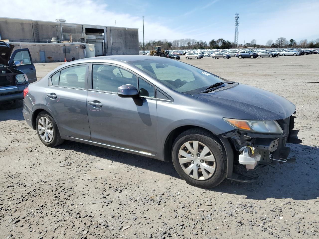 2012 Honda Civic VIN 19XFB2F51CE356794 Copart auction photo, front end / minor dent/scratches damage thumbnail 4