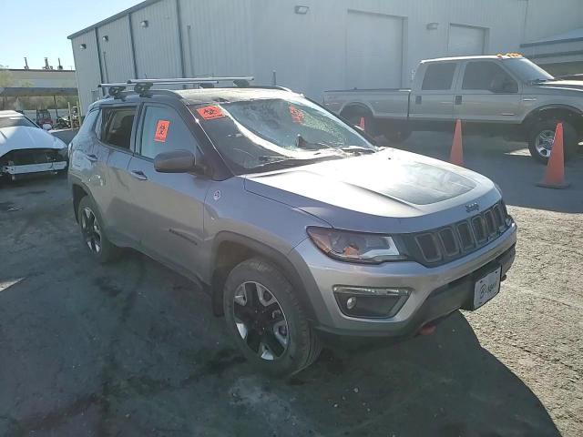 2018 Jeep Compass VIN 3C4NJDDB7JT424317 Copart auction photo, front end / side damage thumbnail 13