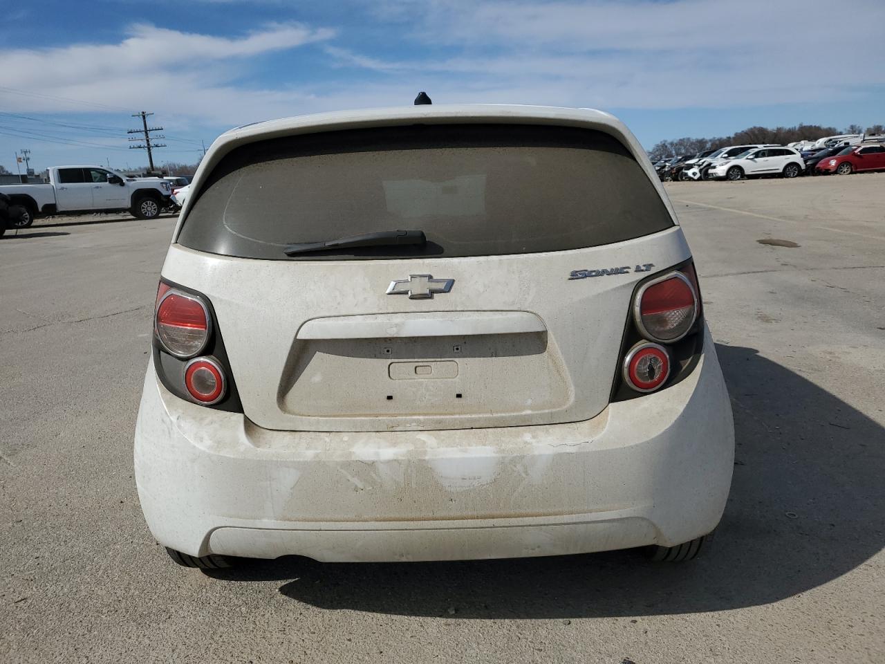 2012 Chevrolet Sonic VIN 1G1JC6SH2C4134130 Copart auction photo, front end / mechanical damage thumbnail 6
