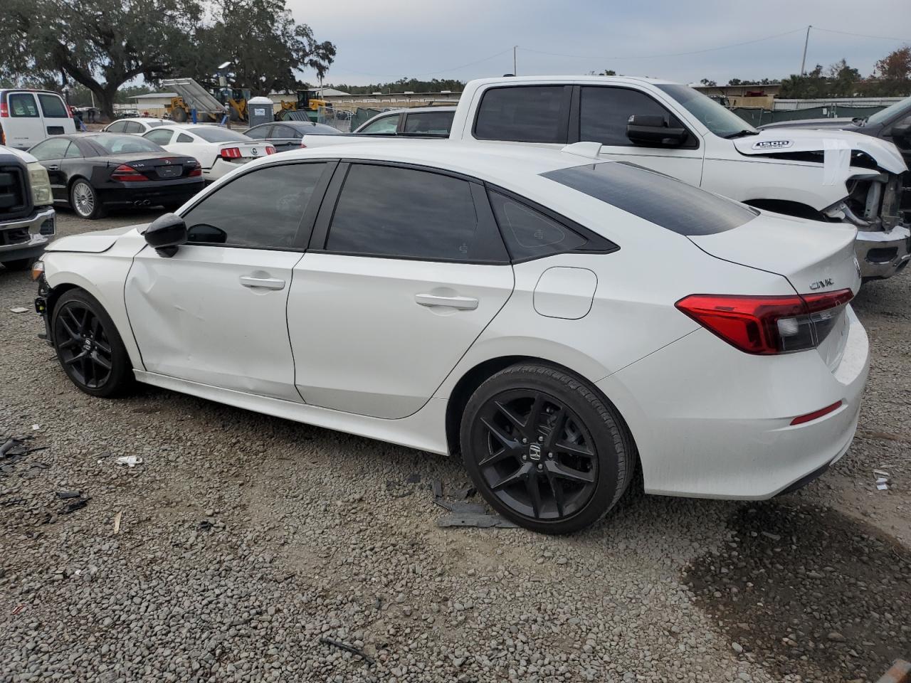 2024 Honda Civic VIN 2HGFE2F58RH554326 Copart auction photo, front end / side damage thumbnail 2