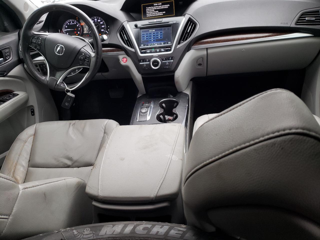 2017 Acura MDX VIN 5FRYD3H54HB000474 Copart auction photo, all over damage thumbnail 8