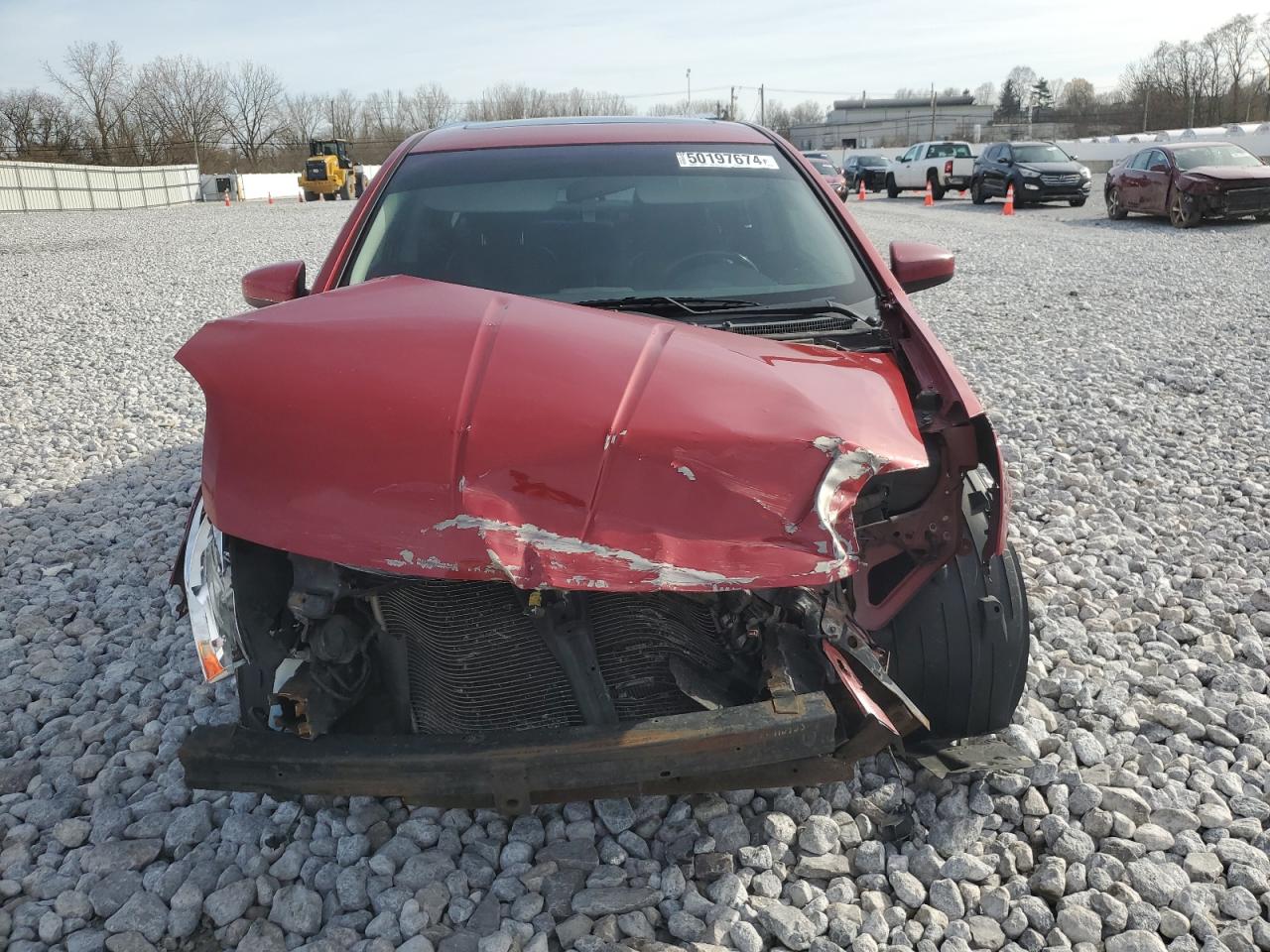 2011 Nissan Sentra VIN 3N1AB6AP1BL656245 Copart auction photo, front end damage thumbnail 5
