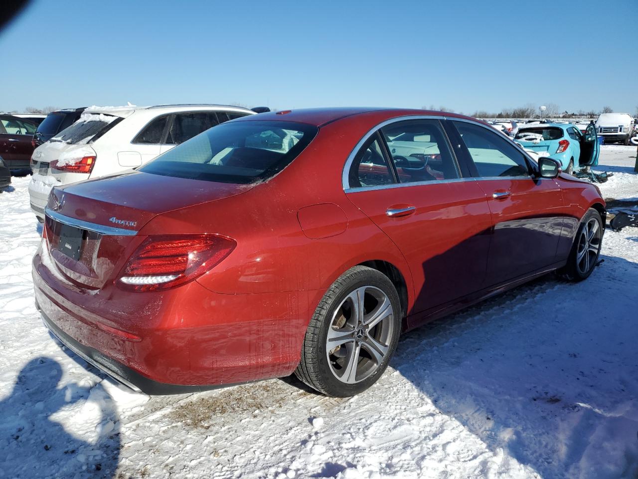 2019 Mercedes-Benz E-klasse VIN WDDZF4KB7KA595850 Copart auction photo, front end / minor dent/scratches damage thumbnail 3