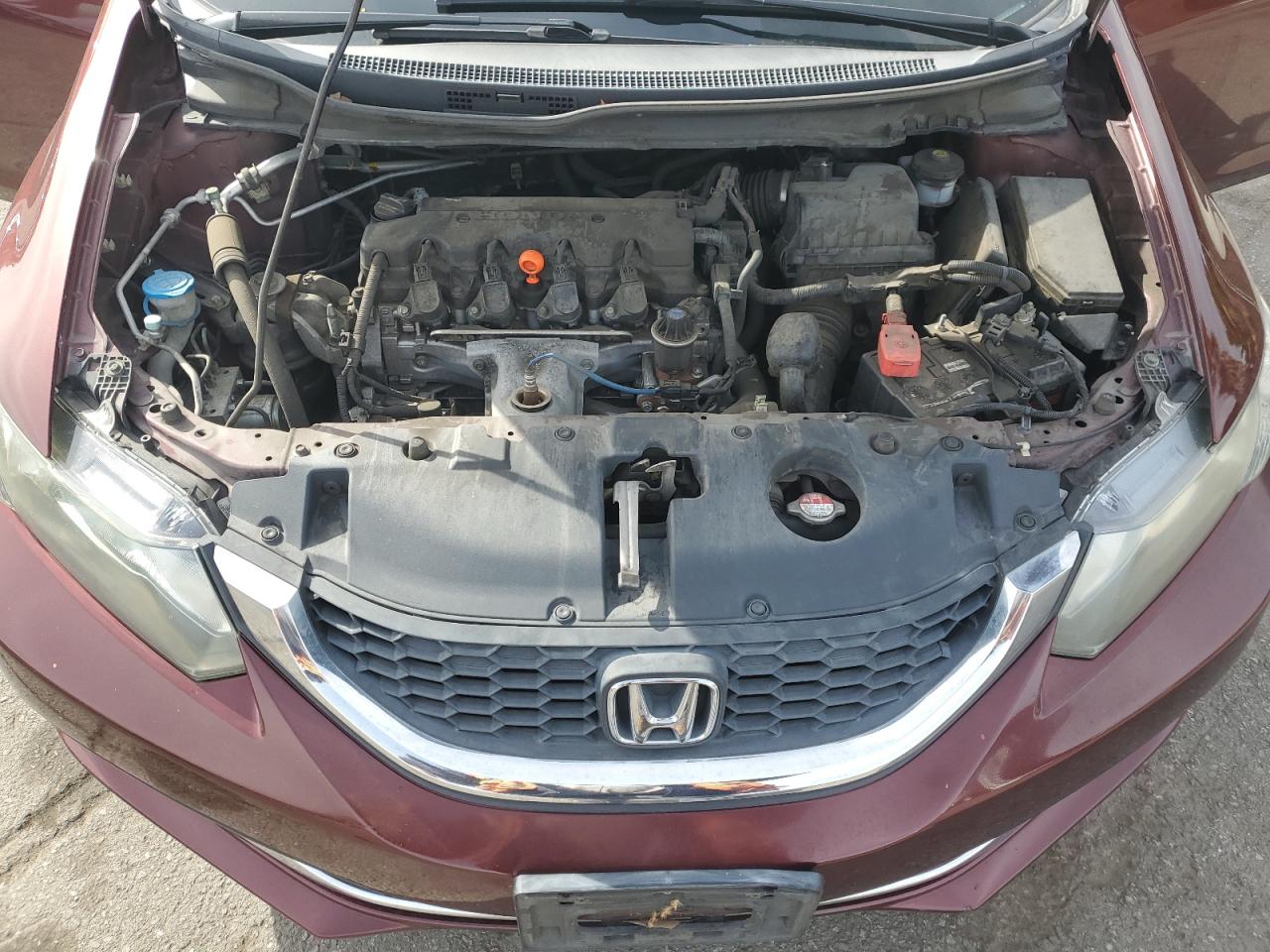 2015 Honda Civic VIN 19XFB2F50FE290808 Copart auction photo, undercarriage / rear end damage thumbnail 13