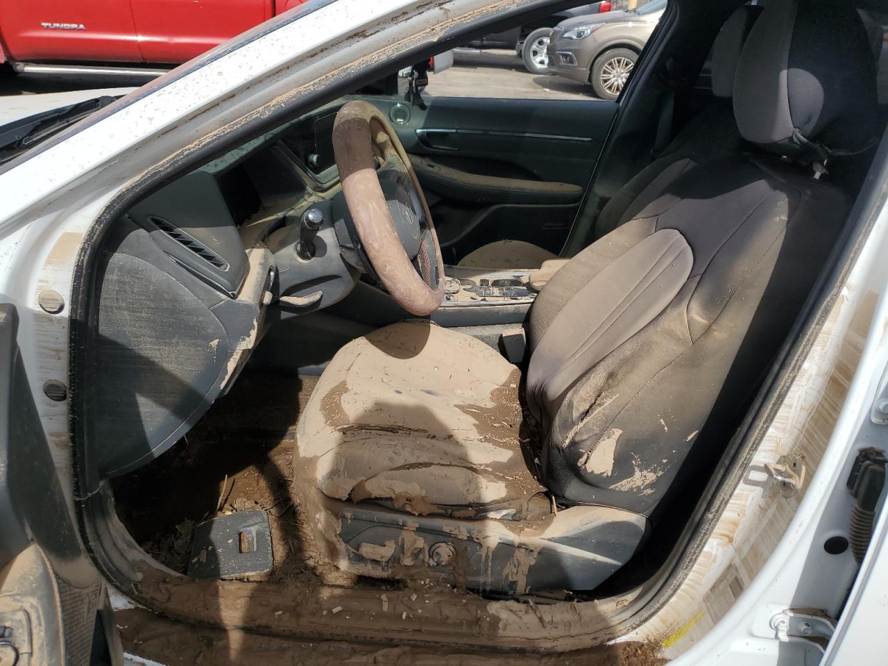 2022 Hyundai Sonata VIN 5NPEK4JC6NH147840 Copart auction photo, water/flood damage thumbnail 7