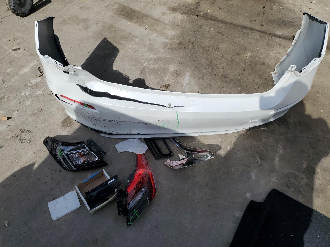 2022 Honda Civic VIN 2HGFE2F58NH550464 Copart auction photo, rear end damage thumbnail 14