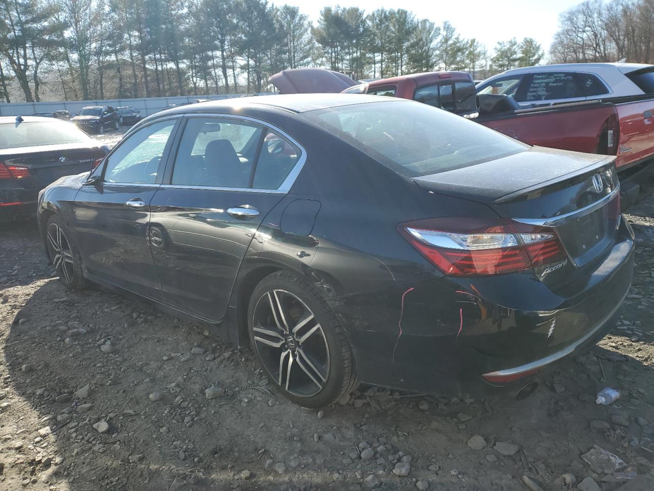 2017 Honda Accord VIN 1HGCR2F12HA007201 Copart auction photo, front end damage thumbnail 2