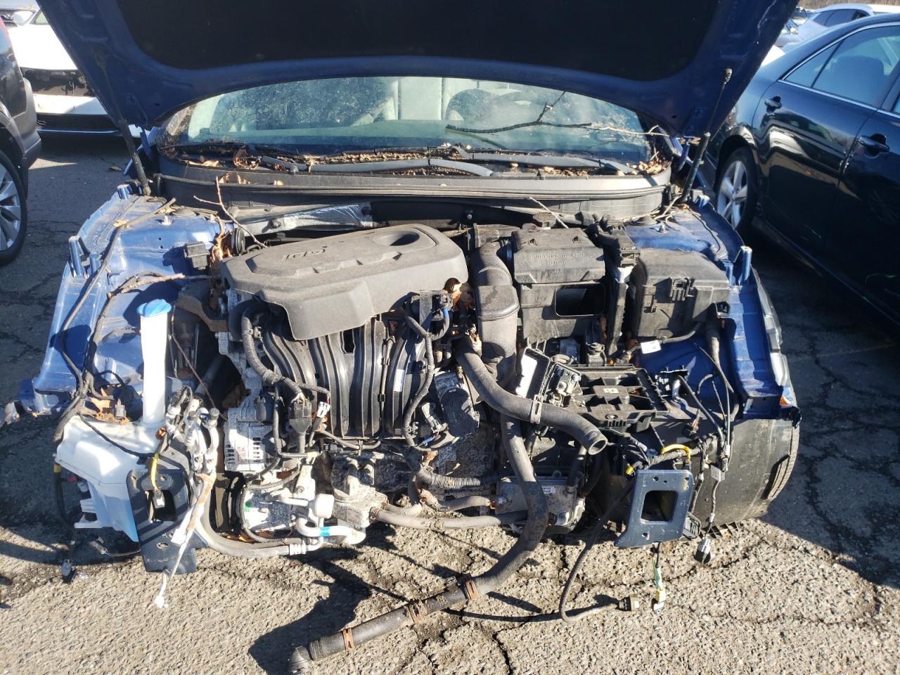 2018 Hyundai Sonata VIN 5NPE24AF3JH641240 Copart auction photo, all over damage thumbnail 11