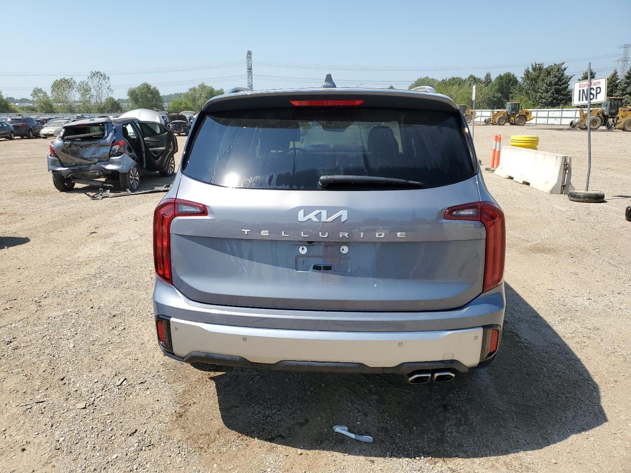 2023 KIA Telluride VIN 5XYP64GC1PG355624 Copart auction photo, front end damage thumbnail 6