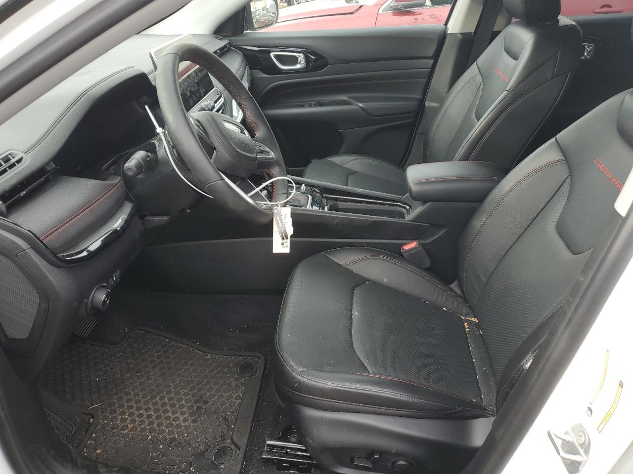 2022 Jeep Compass VIN 3C4NJDDB9NT223301 Copart auction photo, all over / front end damage thumbnail 7