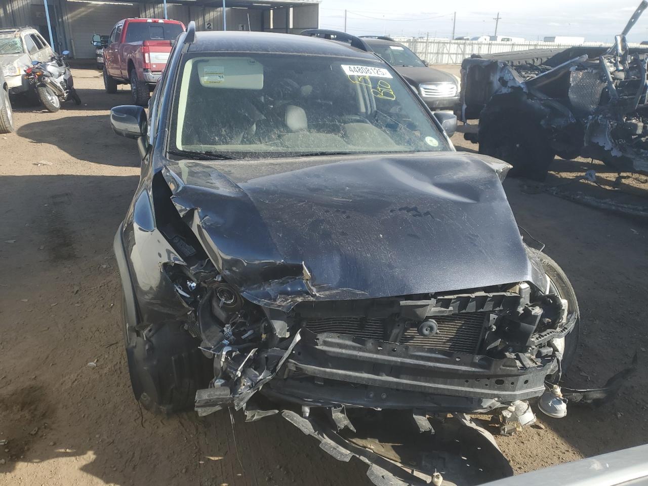 2014 Subaru XV VIN JF2GPAGC7E8348078 Copart auction photo, front end / side damage thumbnail 5