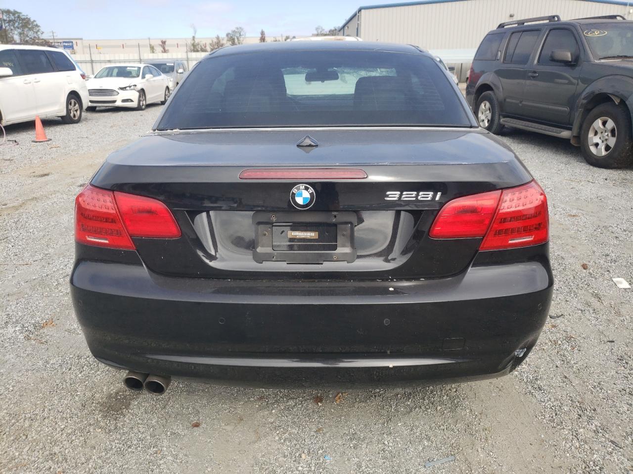 2013 BMW 3er VIN WBADW3C52DJ525860 Copart auction photo, top/roof damage thumbnail 6