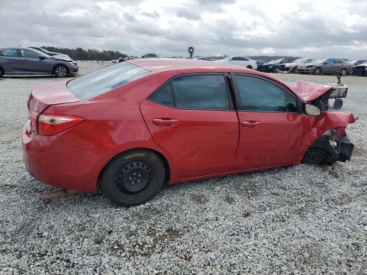 2019 Toyota Corolla VIN 2T1BURHE7KC205566 Copart auction photo, front end damage thumbnail 3