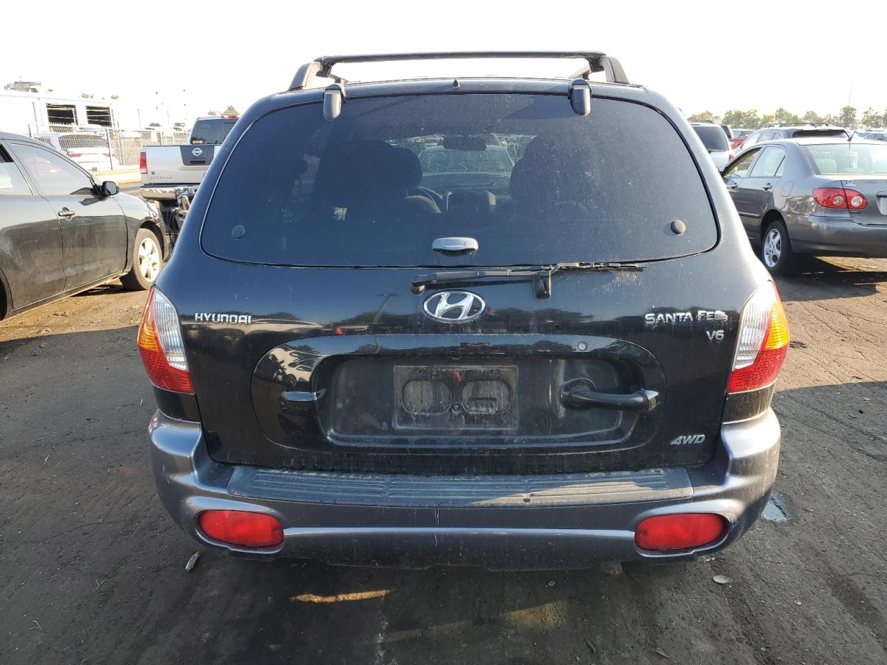 2002 Hyundai Santa Fe VIN KM8SC73D62U175237 Copart auction photo, all over damage thumbnail 6