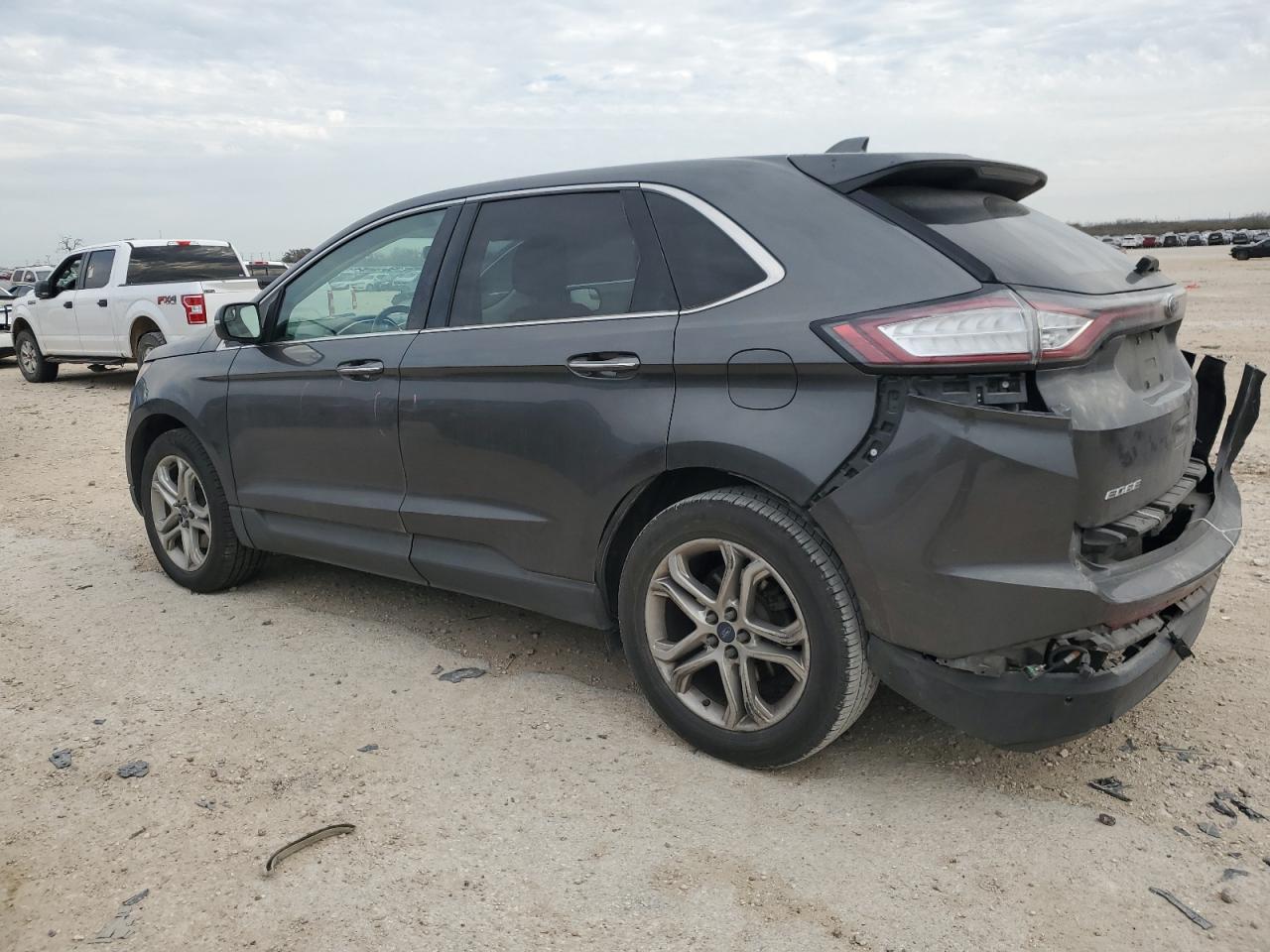 2018 Ford Edge VIN 2FMPK3K82JBC02346 Copart auction photo, rear end / minor dent/scratches damage thumbnail 2