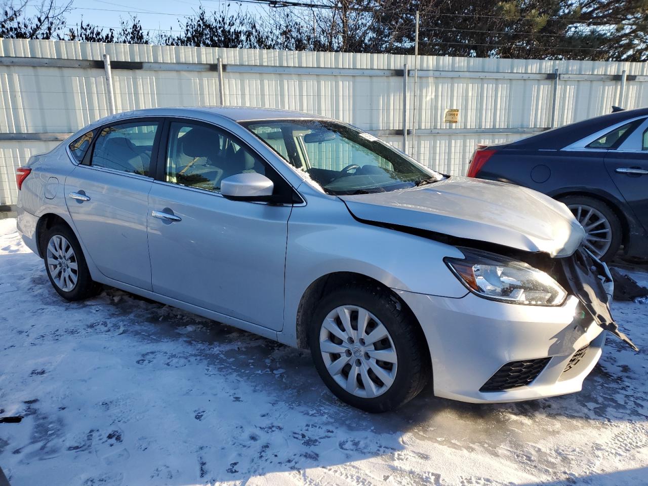 2019 Nissan Sentra VIN 3N1AB7AP3KY264411 Copart auction photo, front end damage thumbnail 4