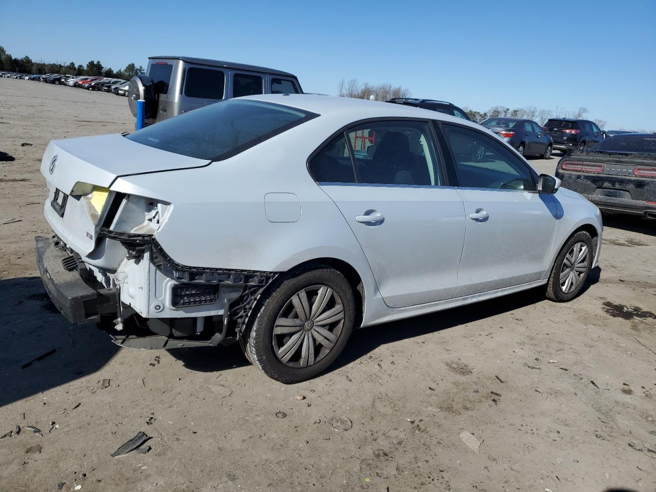 2017 Volkswagen Jetta VIN 3VW2B7AJ0HM365299 Copart auction photo, rear end damage thumbnail 3