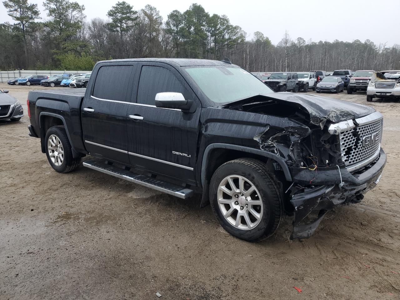 2015 GMC Sierra VIN 3GTU2WEJ3FG477610 Copart auction photo, front end / rear end damage thumbnail 4