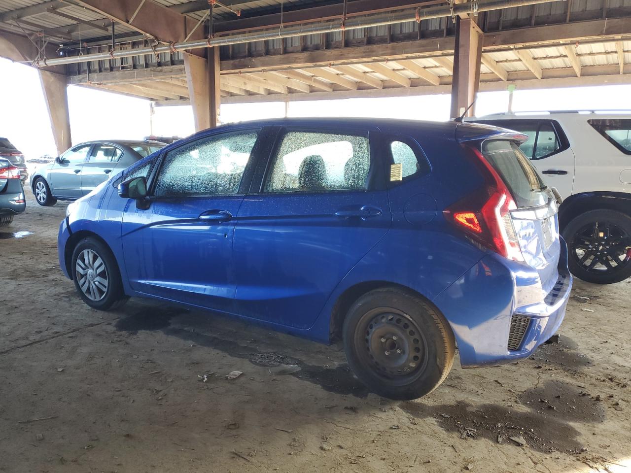 2016 Honda Fit VIN JHMGK5H5XGX028118 Copart auction photo, front end / side damage thumbnail 2
