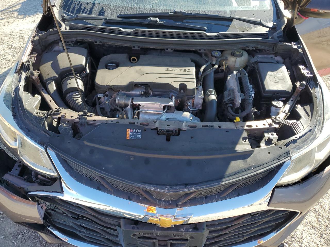 2019 Chevrolet Cruze VIN 1G1BC5SM0K7137181 Copart auction photo, front end / rear end damage thumbnail 12