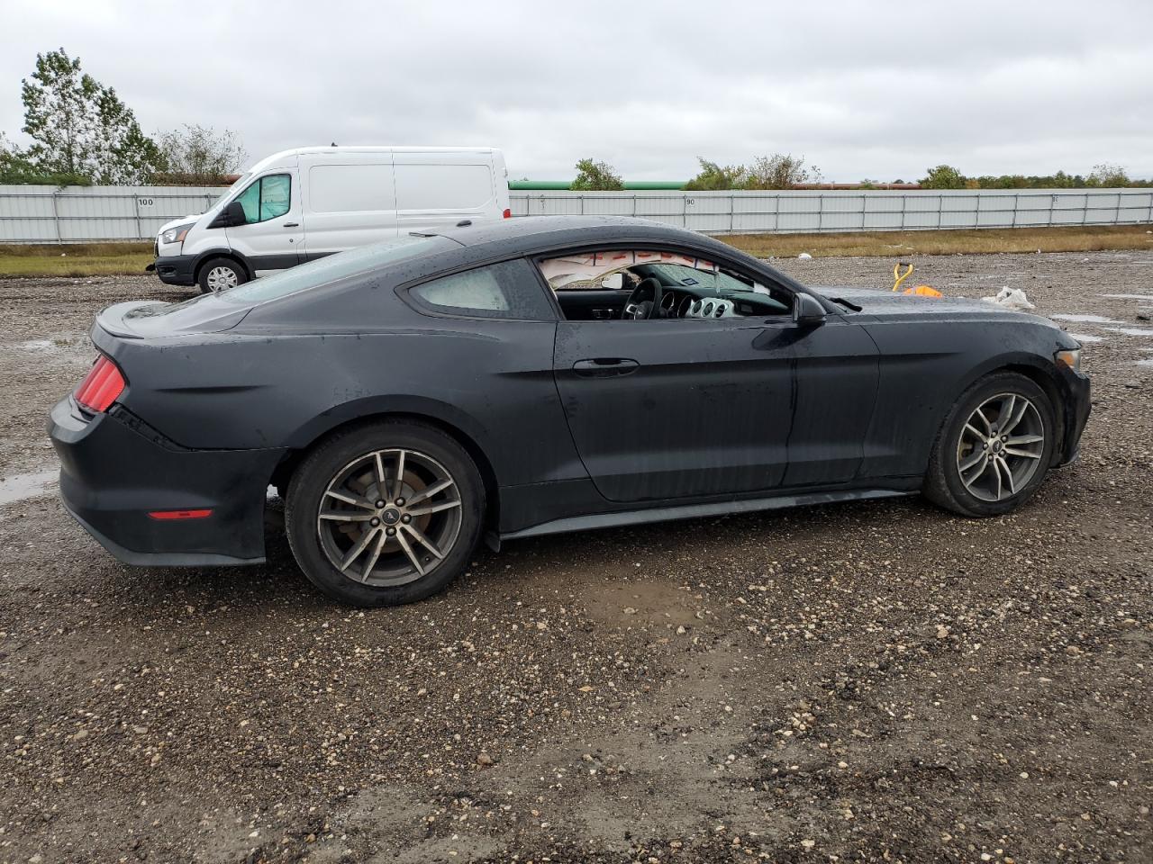 2017 Ford Mustang VIN 1FA6P8THXH5256611 Copart auction photo, side / rear end damage thumbnail 3
