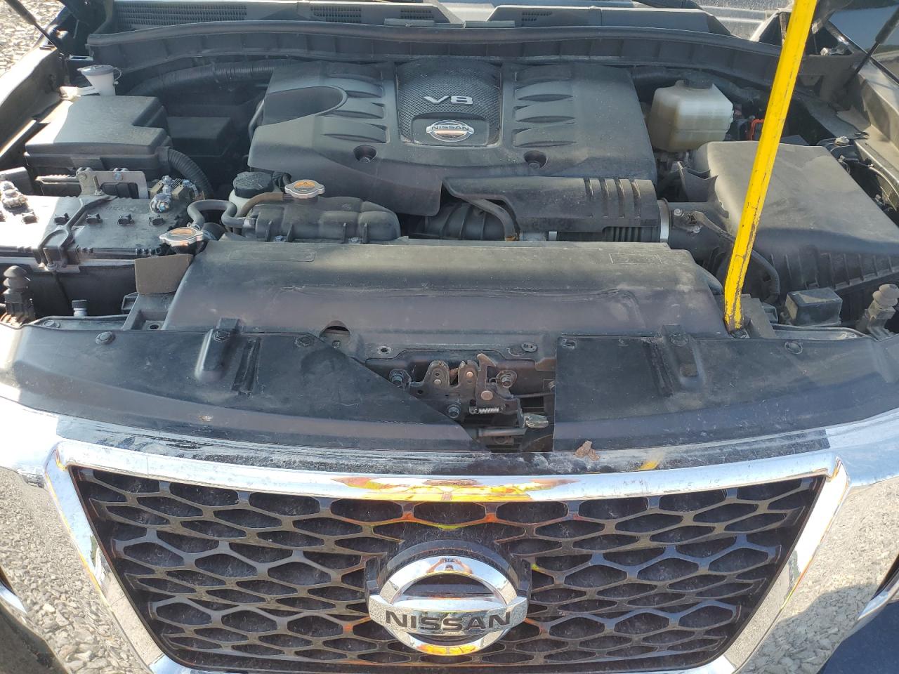 2020 Nissan Armada VIN JN8AY2NF9L9360703 Copart auction photo, front end / side damage thumbnail 12