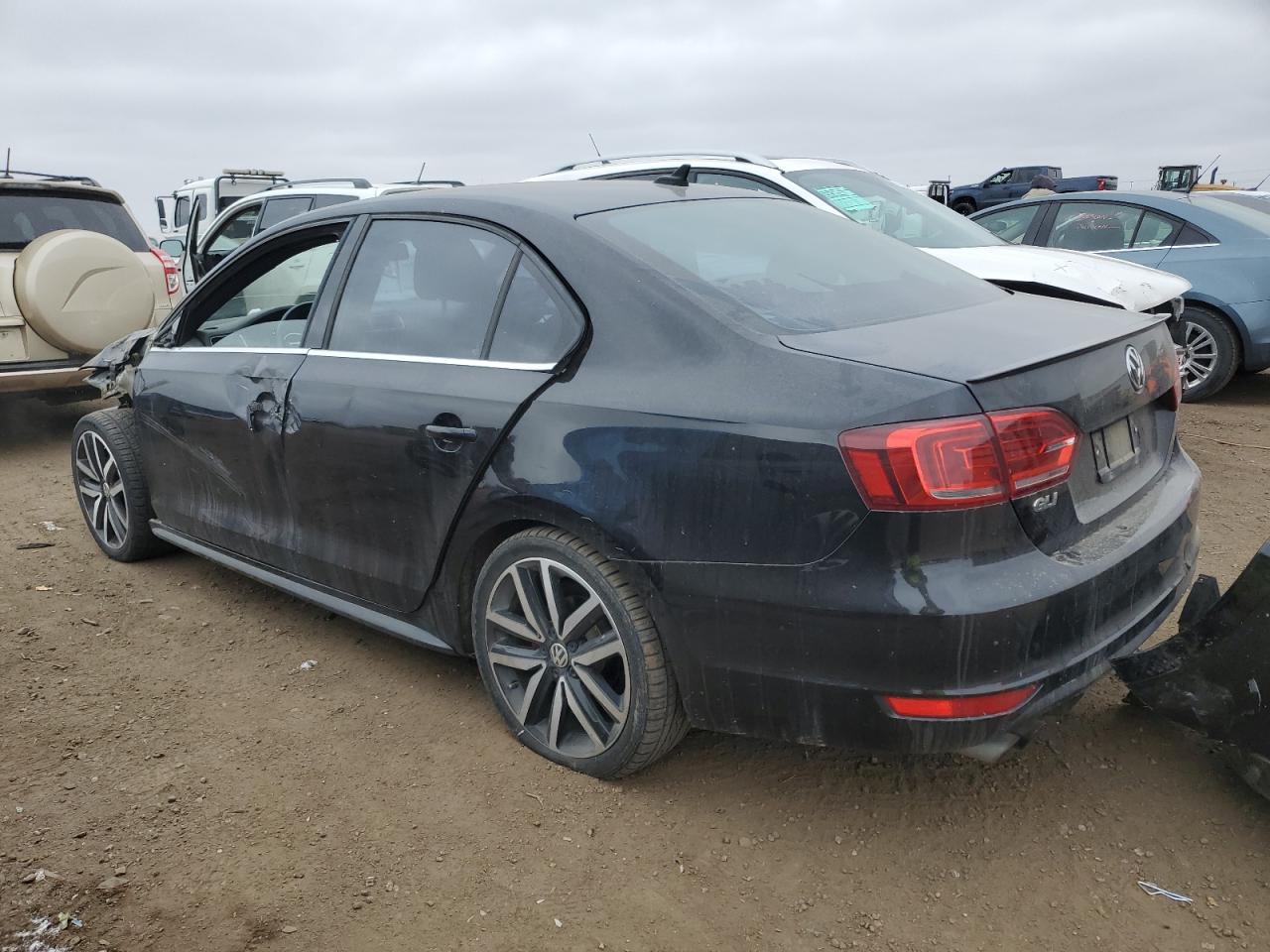 2014 Volkswagen Jetta VIN 3VW4S7AJ3EM382764 Copart auction photo, front end / side damage thumbnail 2