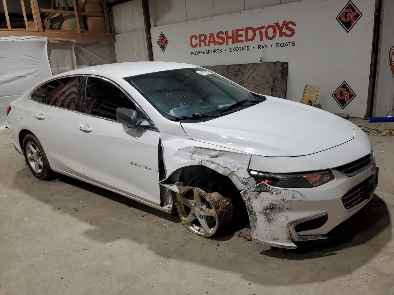 2016 Chevrolet Malibu VIN 1G1ZB5ST6GF241292 Copart auction photo, front end / rear end damage thumbnail 4