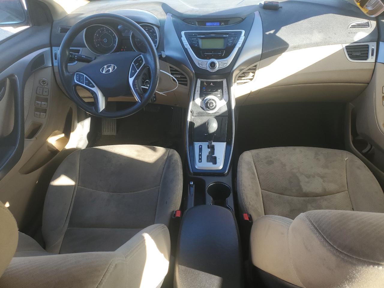 2011 Hyundai Elantra VIN KMHDH4AE8BU102181 Copart auction photo, all over damage thumbnail 8