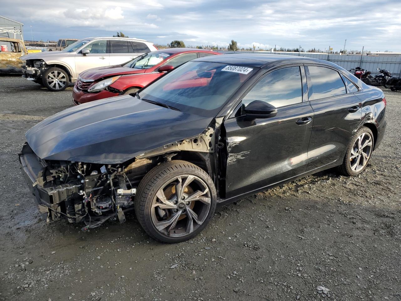2023 Audi A3 VIN WAUBUDGY4PA091856 - Copart auction photo