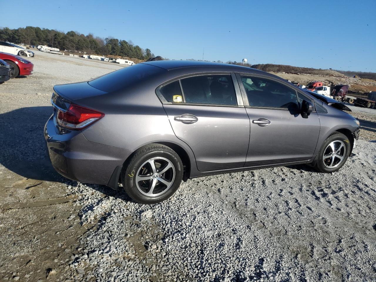 2015 Honda Civic VIN 2HGFB2F78FH556681 Copart auction photo, front end damage thumbnail 3