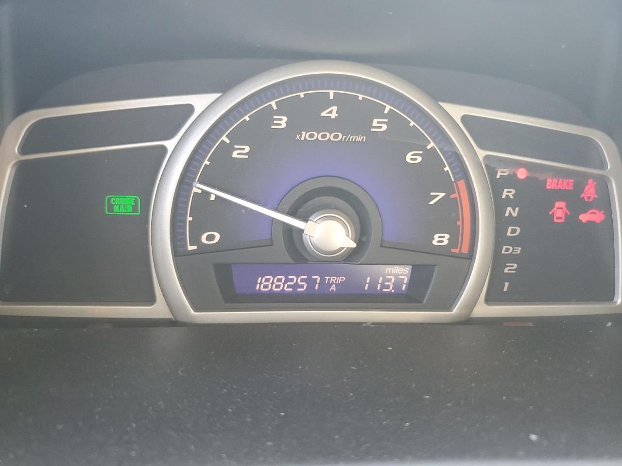 2010 Honda Civic VIN 19XFA1F55AE014307 Copart auction photo, side / front end damage thumbnail 9