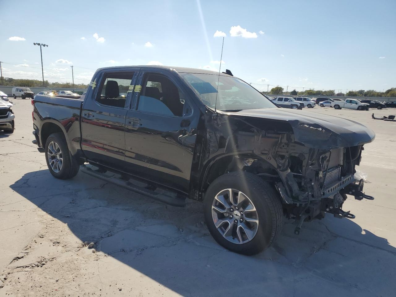 2023 Chevrolet Silverado VIN 1GCPABEK2PZ321075 Copart auction photo, front end damage thumbnail 4