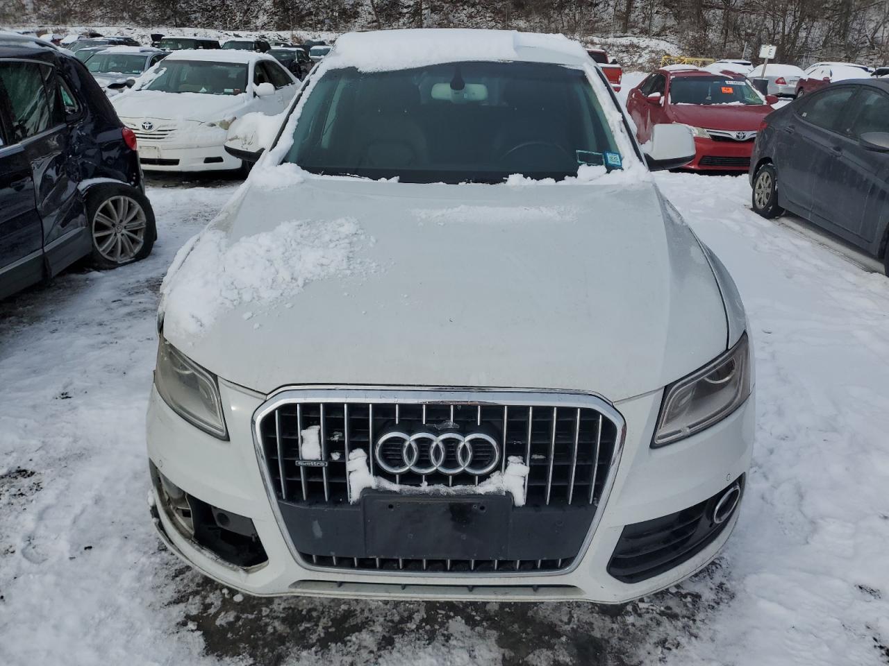 2014 Audi Q5 VIN WA1LFAFPXEA092705 Copart auction photo, front end / minor dent/scratches damage thumbnail 5