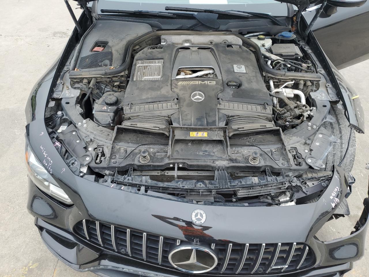 2020 Mercedes-Benz AMG GT VIN WDD7X8KB3LA011988 Copart auction photo, front end damage thumbnail 11