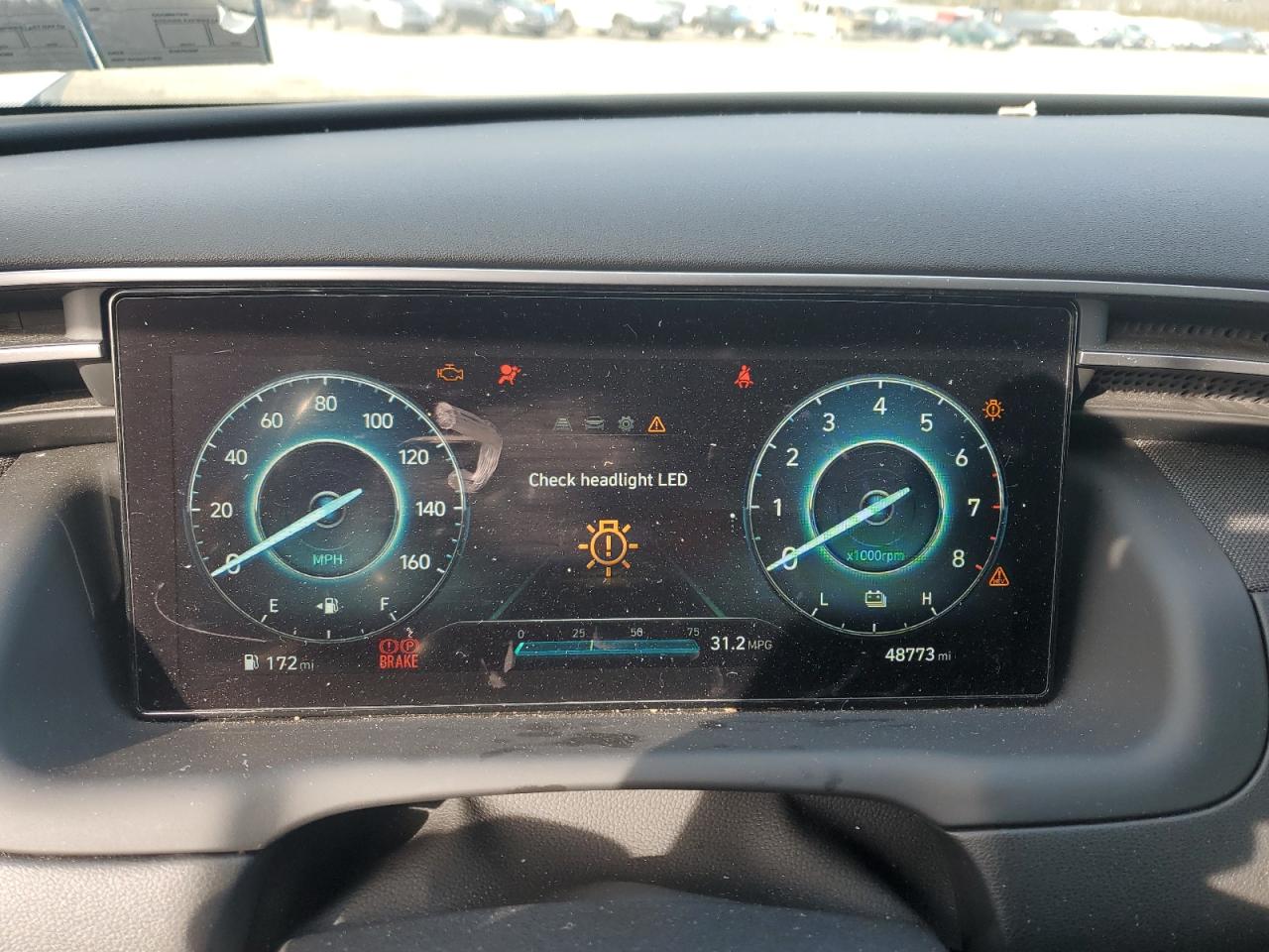 2022 Hyundai Tucson VIN KM8JFCA10NU016738 Copart auction photo, all over damage thumbnail 9