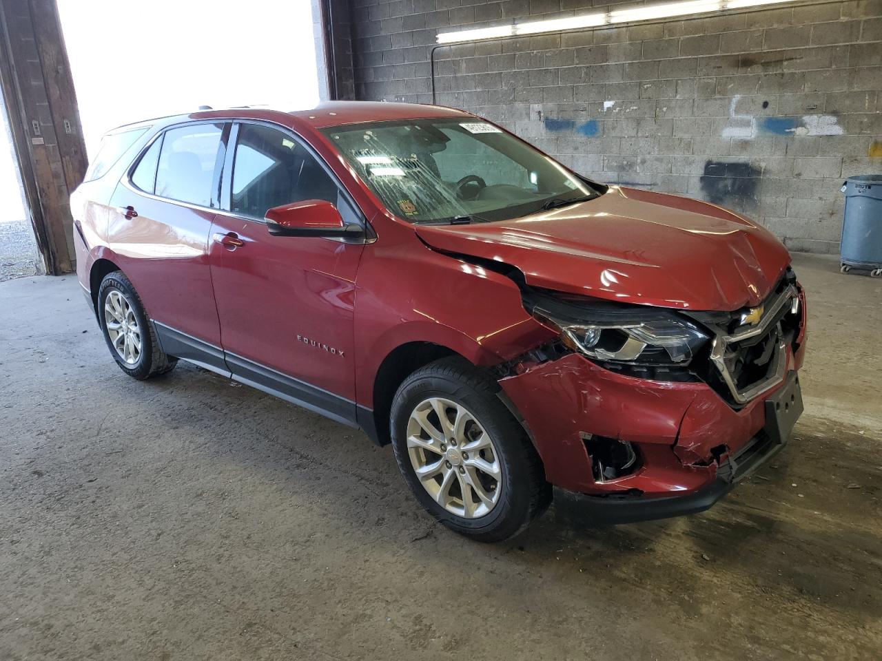 2018 Chevrolet Equinox VIN 2GNAXJEV3J6310668 Copart auction photo, front end / rear end damage thumbnail 4