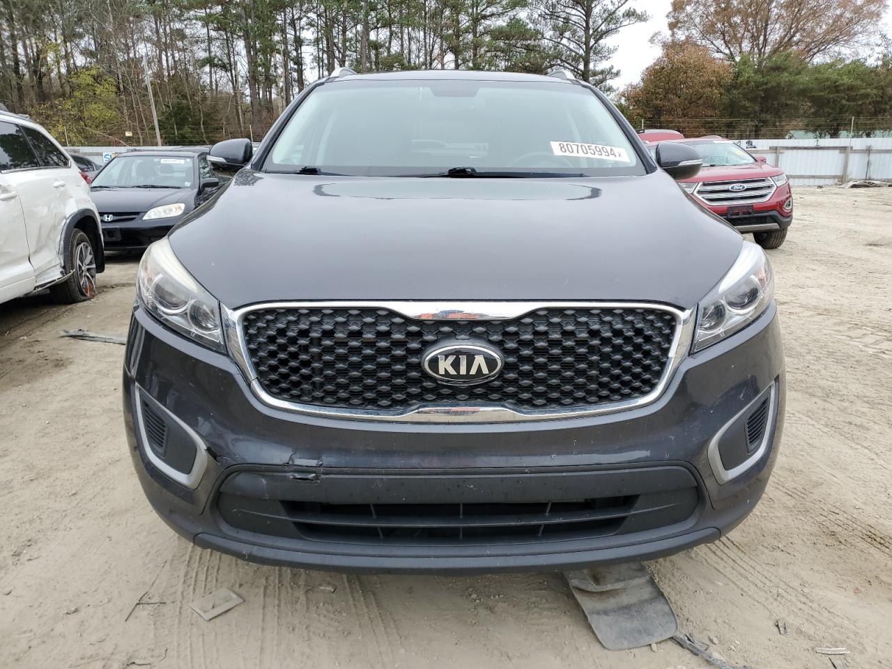 2017 KIA Sorento VIN 5XYPG4A3XHG218494 Copart auction photo, rear end / front end damage thumbnail 5
