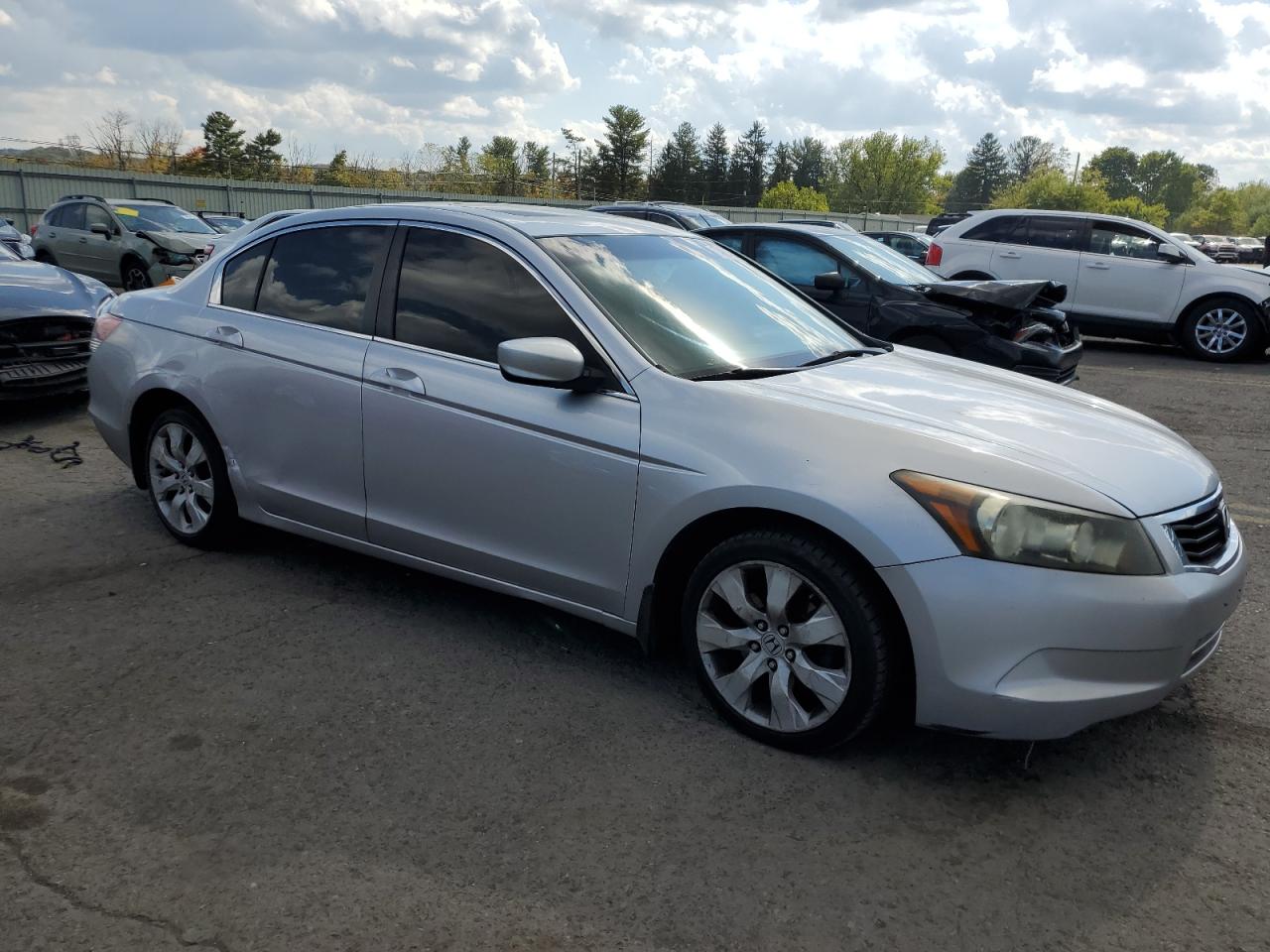 2008 Honda Accord VIN 1HGCP26758A134048 Copart auction photo, rear end / side damage thumbnail 4