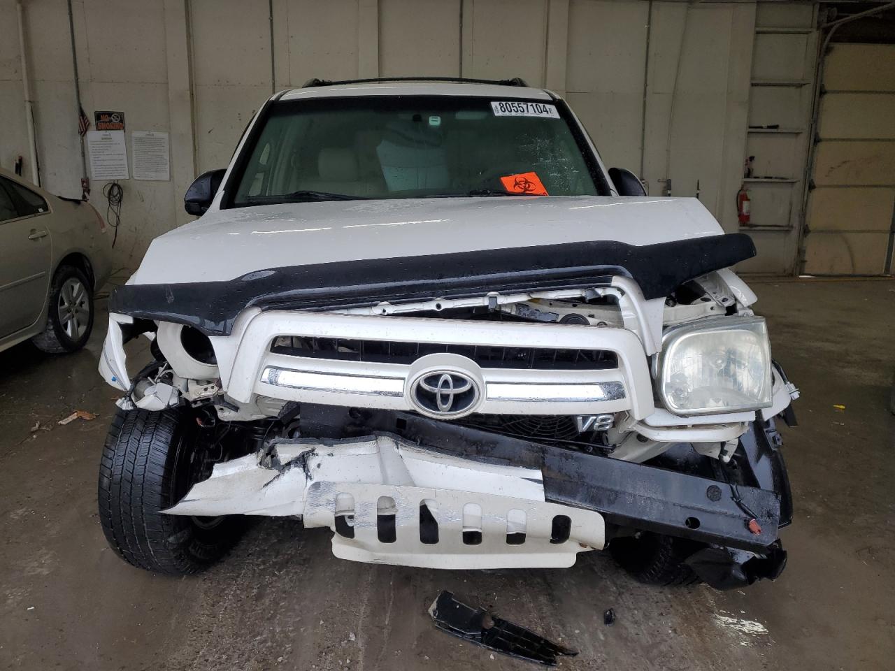 2006 Toyota Sequoia VIN 5TDBT48A26S271460 Copart auction photo, front end / undercarriage damage thumbnail 5