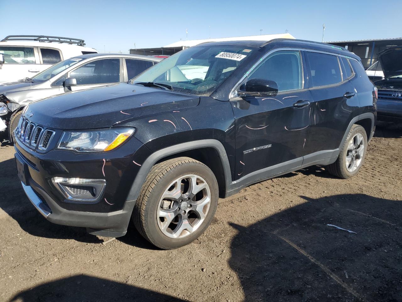 2019 Jeep Compass VIN 3C4NJDCB9KT596464