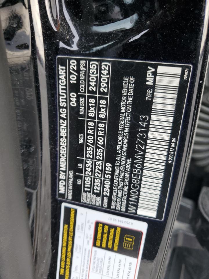 2021 Mercedes-Benz GLC VIN W1N0G8EB6MV273143 Copart auction photo, front end damage thumbnail 15