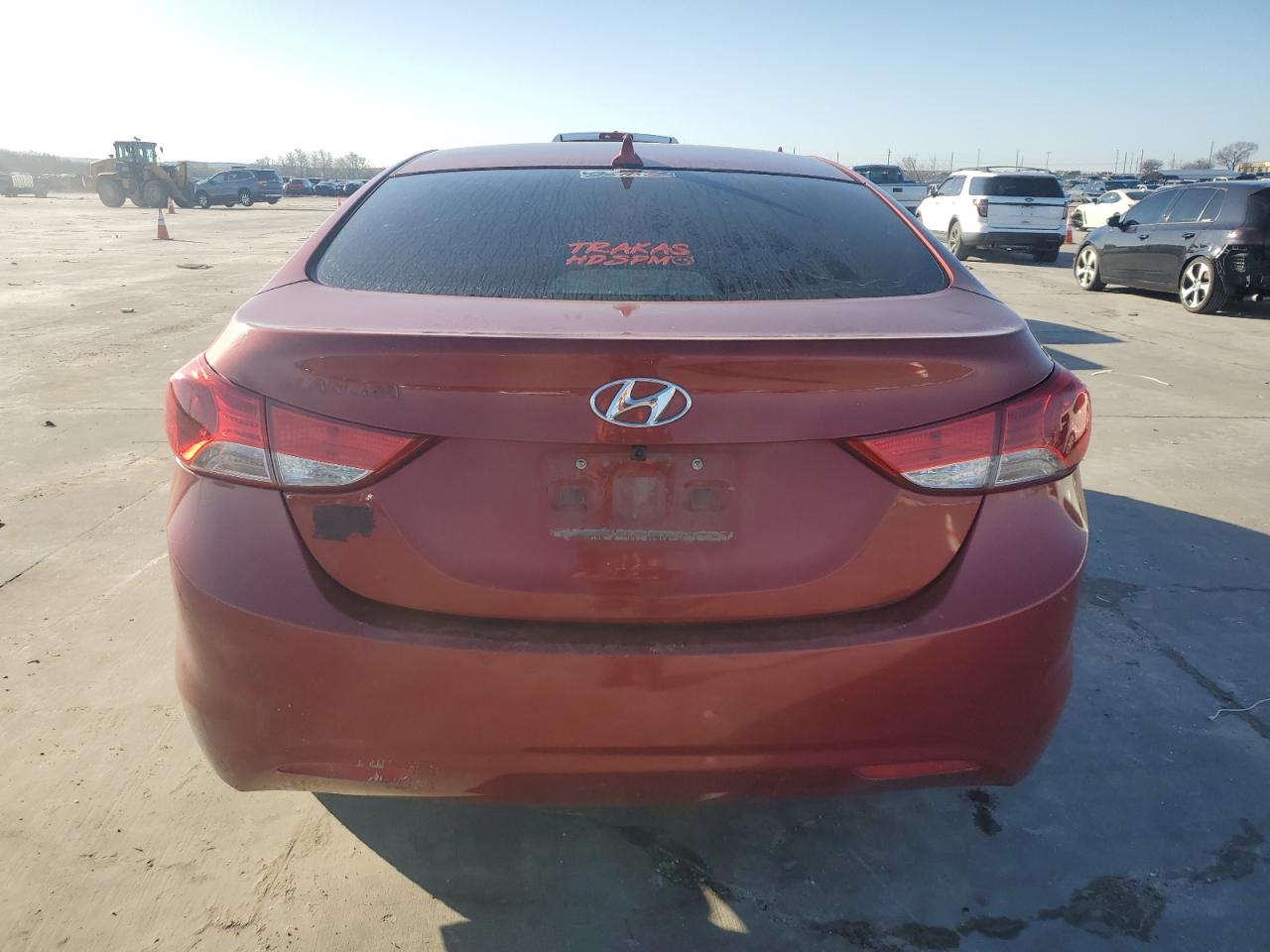 2011 Hyundai Elantra VIN KMHDH4AE8BU105694 Copart auction photo, front end damage thumbnail 6