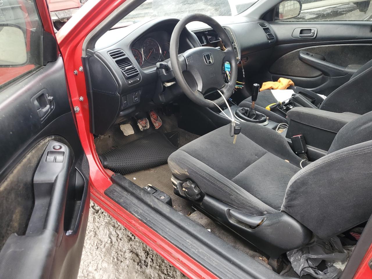 2004 Honda Civic VIN 1HGEM215X4L023825 Copart auction photo, all over damage thumbnail 8