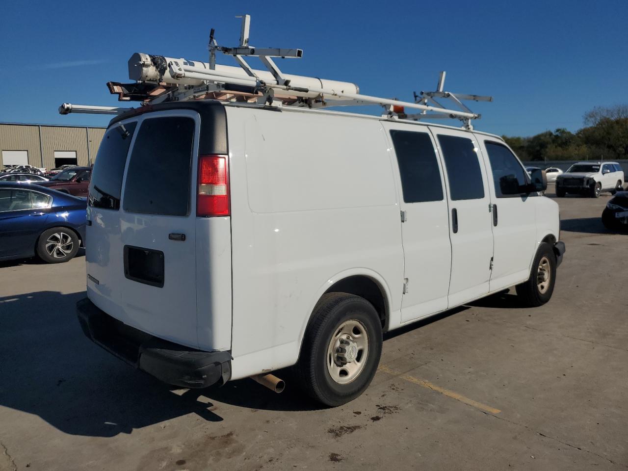 2009 Chevrolet Express VIN 1GCGG25C491114745 Copart auction photo, mechanical damage thumbnail 3