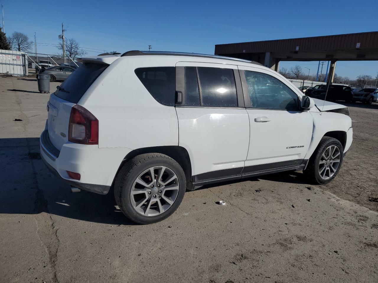 2017 Jeep Compass VIN 1C4NJCEA2HD156017 Copart auction photo, front end damage thumbnail 3