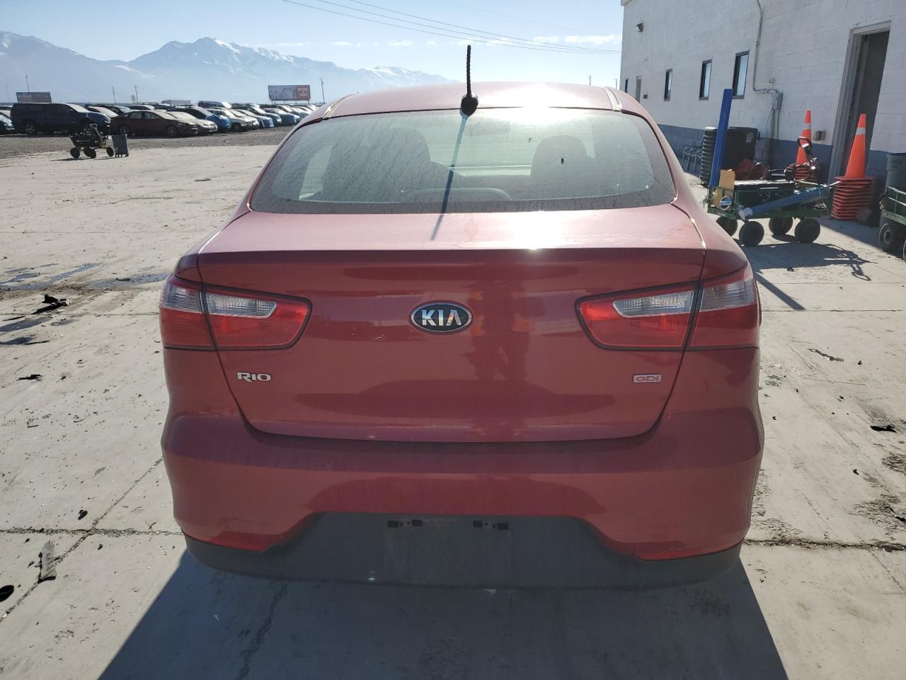 2017 KIA Rio VIN KNADM4A38H6099081 Copart auction photo, front end / side damage thumbnail 6