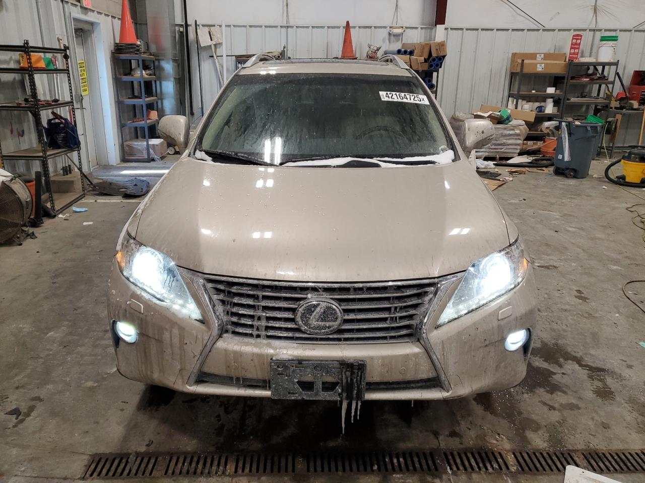 2015 Lexus RX VIN JTJBK1BA1F2478209 Copart auction photo, side damage thumbnail 5