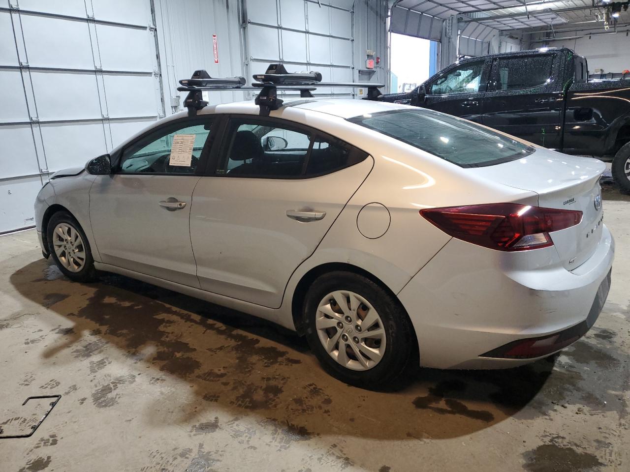 2019 Hyundai Elantra VIN 5NPD74LF9KH489539 Copart auction photo, front end / side damage thumbnail 2